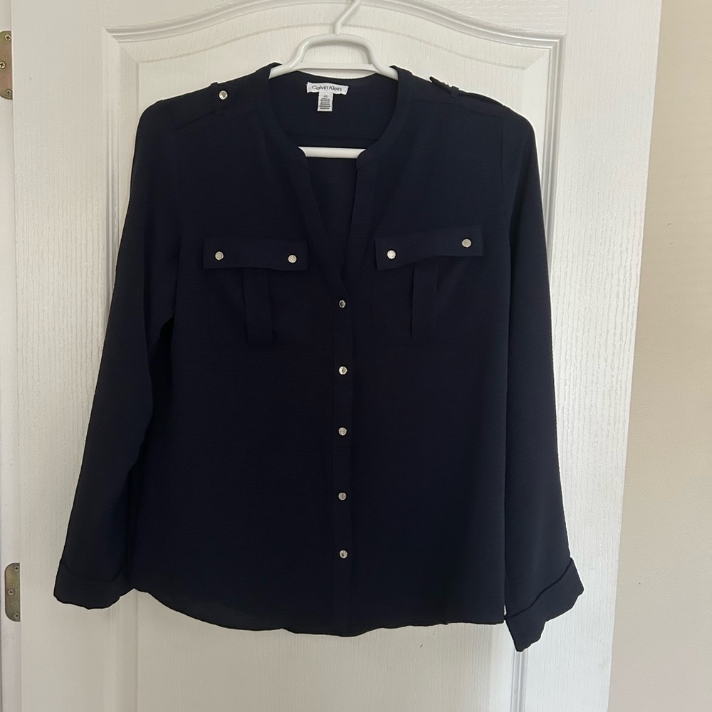Calvin Klein Blouse ..Size Large